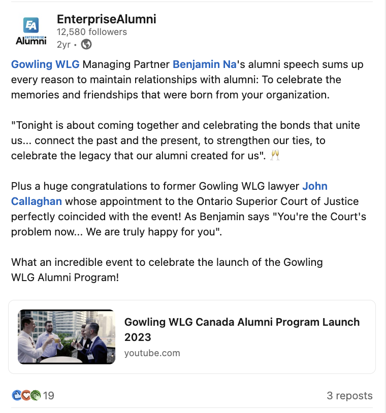 LinkedIn post screenshot