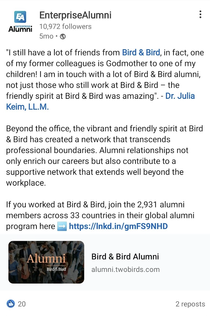 LinkedIn post screenshot